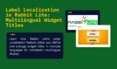 Label Localization in Rabbit Lite for Multilingual Sites