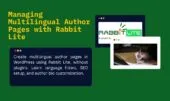 Multilingual Author Pages in Rabbit Lite Theme