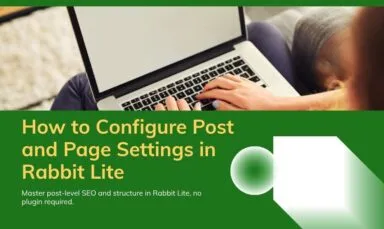 How to Configure Post and Page Settings in Rabbit Lite