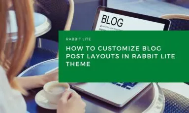 How to Customize Blog Post Layouts in Rabbit Lite Theme