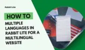 How to Use Multiple Languages in Rabbit Lite for a Multilingual Website