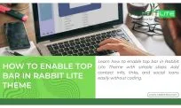 How to Enable Top Bar in Rabbit Lite Theme A Complete Beginner Guide