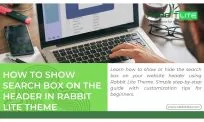 How to Show Search Box on the Header in Rabbit Lite Theme