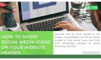 How to Show Social Media Icons on Your Website Header